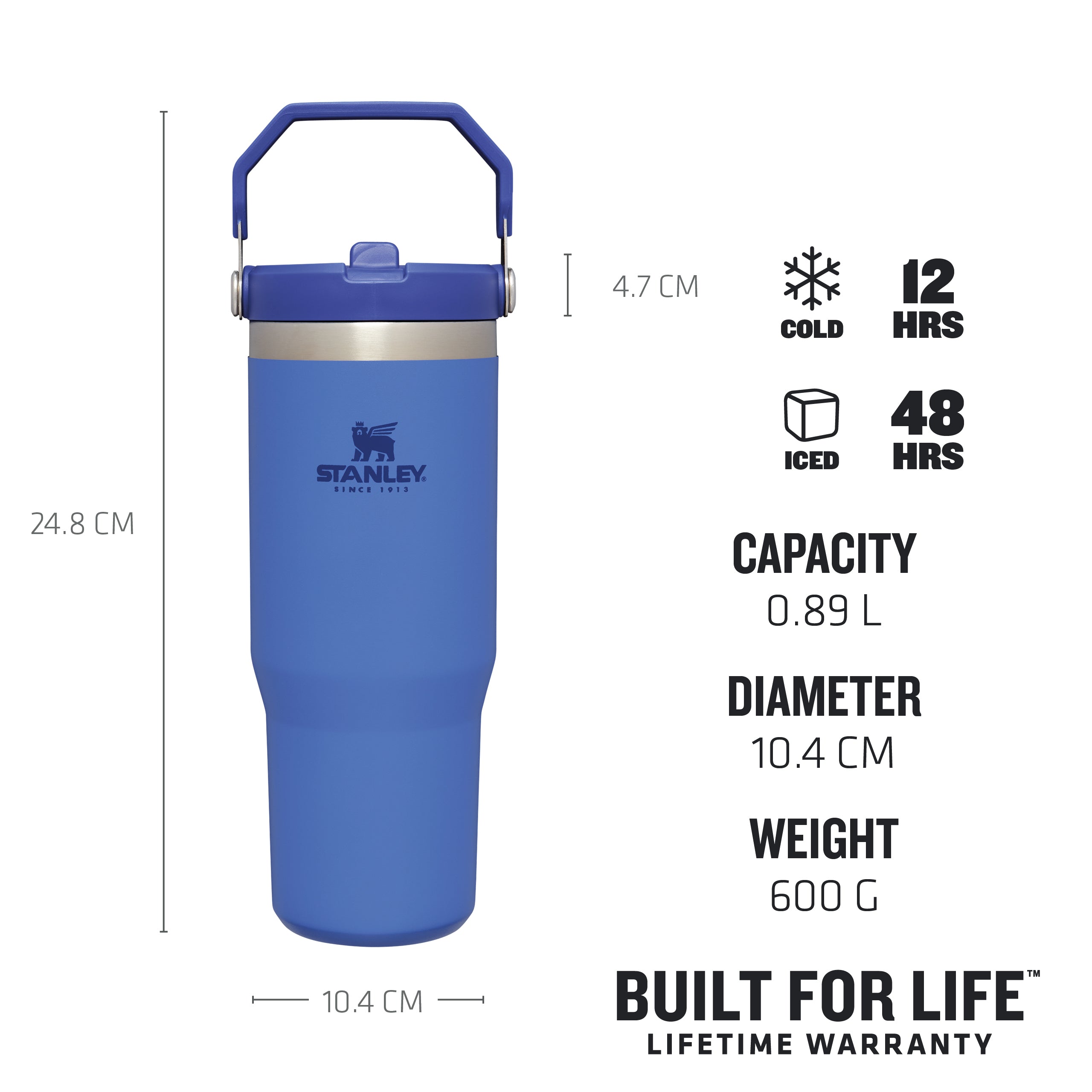 IceFlow Flip Straw Tumbler | 0.89L
